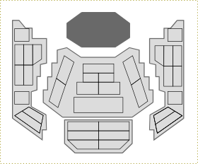 Mapa de las regiones del escenario